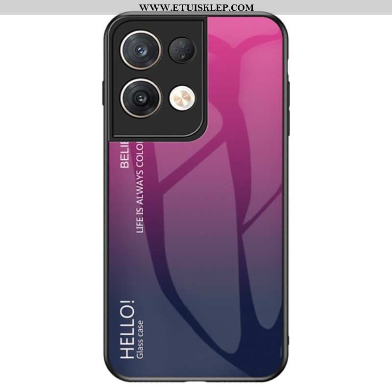 Etui do Oppo Reno 8 Pro Szkło Hartowane Witam